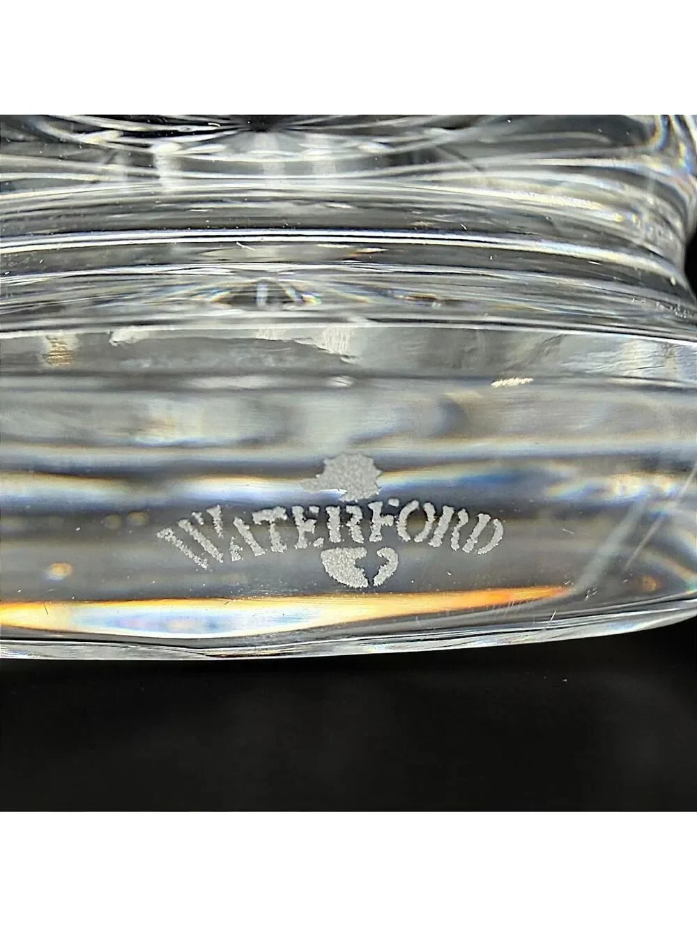 Vtg Waterford Seahorse Footed Bowl Lismore Style Cut Crystal Centerpiece 6 Inch